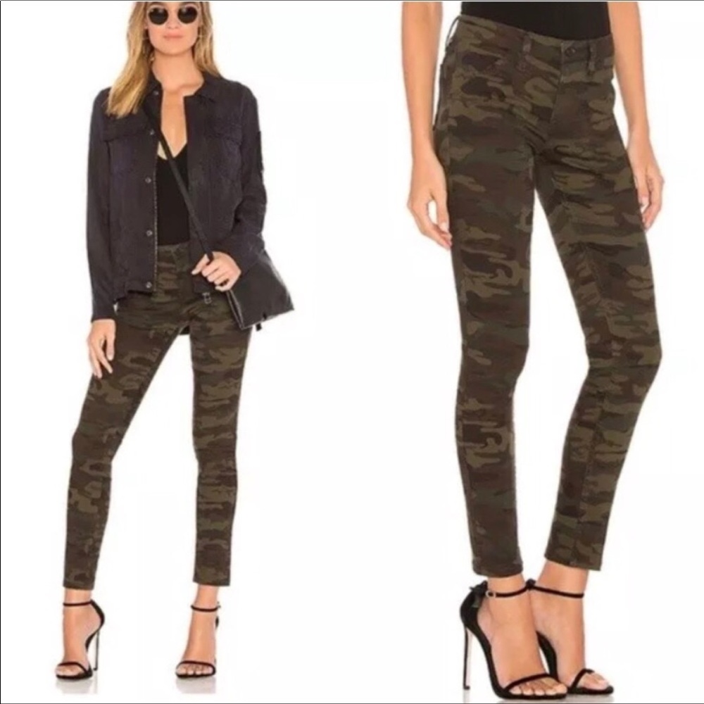 Sanctuary High Rise Porkchop Twill Camo Pants